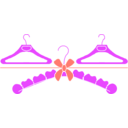 download Clothes Hangers clipart image with 90 hue color