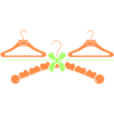 download Clothes Hangers clipart image with 180 hue color