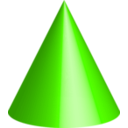 download Cone clipart image with 45 hue color