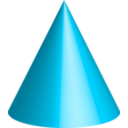 download Cone clipart image with 135 hue color
