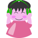 download Boy With Headphone1 clipart image with 270 hue color