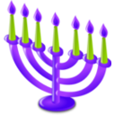 download Hanukkah Icon clipart image with 225 hue color