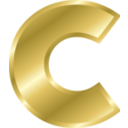 download Effect Letters Alphabet Gold clipart image with 0 hue color