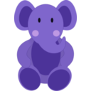 download Baby Elephant clipart image with 45 hue color