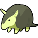 download Armadillo clipart image with 45 hue color