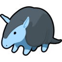 download Armadillo clipart image with 180 hue color