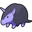 download Armadillo clipart image with 225 hue color