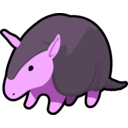 download Armadillo clipart image with 270 hue color