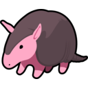 download Armadillo clipart image with 315 hue color