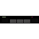 download Generic Rackmount Server clipart image with 270 hue color