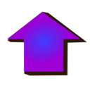 download Home Icon clipart image with 180 hue color