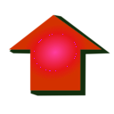 download Home Icon clipart image with 270 hue color