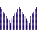 download Music Visual Effect clipart image with 315 hue color