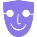 download Human Face Mask clipart image with 225 hue color
