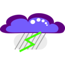 download Drakoon Thunder Cloud 1 clipart image with 45 hue color