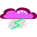 download Drakoon Thunder Cloud 1 clipart image with 90 hue color