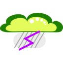 download Drakoon Thunder Cloud 1 clipart image with 225 hue color