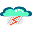 download Drakoon Thunder Cloud 1 clipart image with 315 hue color