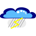 download Drakoon Thunder Cloud 1 clipart image with 0 hue color
