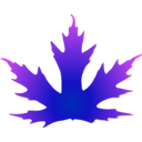 download Maple Leaf clipart image with 225 hue color