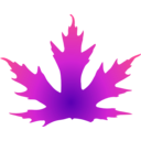 download Maple Leaf clipart image with 270 hue color