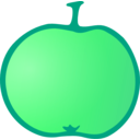 download Apple clipart image with 135 hue color