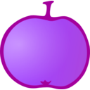 download Apple clipart image with 270 hue color