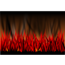 download Fire clipart image with 0 hue color