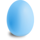 download Egg clipart image with 180 hue color