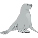 download Sea Lion clipart image with 90 hue color