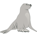 download Sea Lion clipart image with 315 hue color