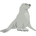 download Sea Lion clipart image with 0 hue color