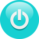 download Multicolor Power Buttons clipart image with 90 hue color