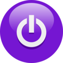 download Multicolor Power Buttons clipart image with 180 hue color