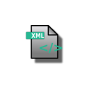 download File Icon Xml clipart image with 225 hue color