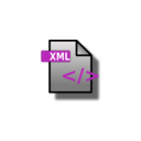 download File Icon Xml clipart image with 0 hue color