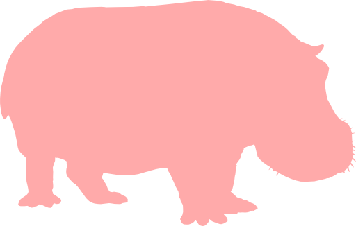 Hippo Silhouette