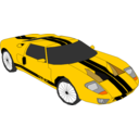 download Yellow Car clipart image with 0 hue color