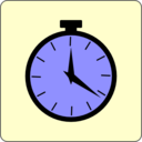 download Pocket Watch Icon clipart image with 180 hue color
