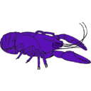 download Crayfish clipart image with 270 hue color