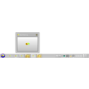 download Windows 7 Taskbar clipart image with 45 hue color