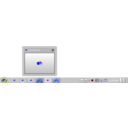 download Windows 7 Taskbar clipart image with 225 hue color