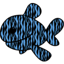 download Fish clipart image with 180 hue color