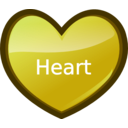 download Heart clipart image with 45 hue color