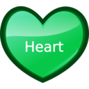 download Heart clipart image with 135 hue color