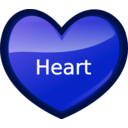 download Heart clipart image with 225 hue color