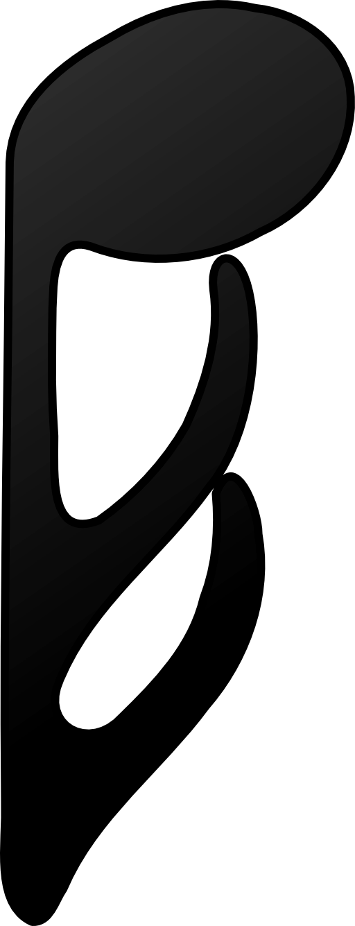 Sixteenth Note Stem Facing Down