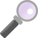 download Magnifying Glass clipart image with 90 hue color