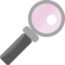 download Magnifying Glass clipart image with 135 hue color