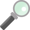 download Magnifying Glass clipart image with 315 hue color